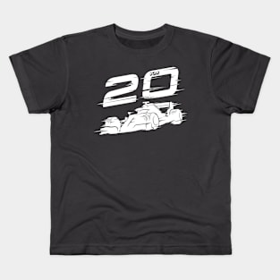 We Race On! 20 [White] Kids T-Shirt